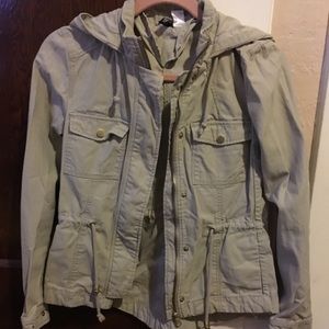 H&M Khaki Hooded jacket